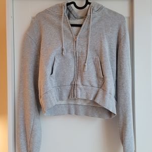 Brandy Melville Crystal Hoodie Gray